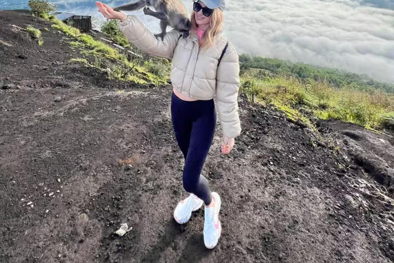 FROM UBUD: Mount Batur Trekking All Inclusive Tour Mount Batur Natural Hot Spring Entrance Ticket