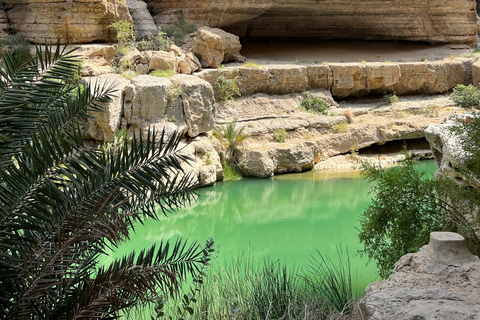 From Muscat: Private Bimmah Sinkhole and Wadi Shab Tour