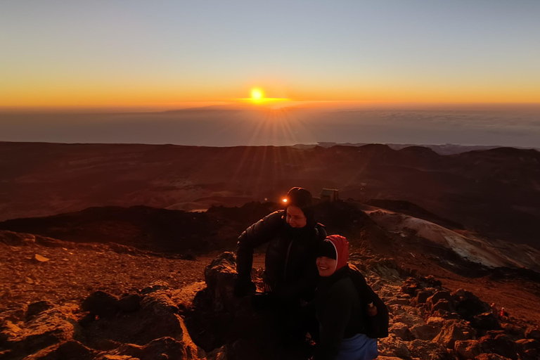 Hiking Summit of Teide by night for a sunrise and a Shadow Climbing Summit of Teide by night for a sunrise and a Shadow