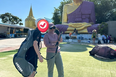 Pattaya Koh Larn Island: Tandem Paragliding Flight Trip Silver Tandem Paragliding Flight – 20 Minutes of Sky-High