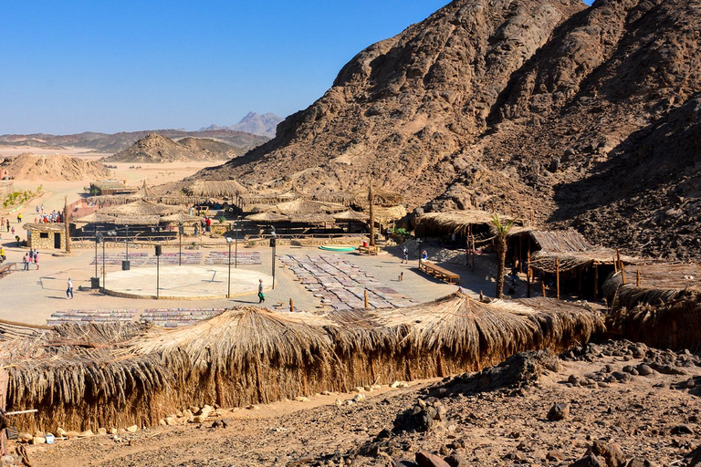 Hurghada: Tent Village Camp ATV Ride, Camel, BBQ Dinner Show Tent Village Camp ATV Ride + Dinner&Show (Group Tour)