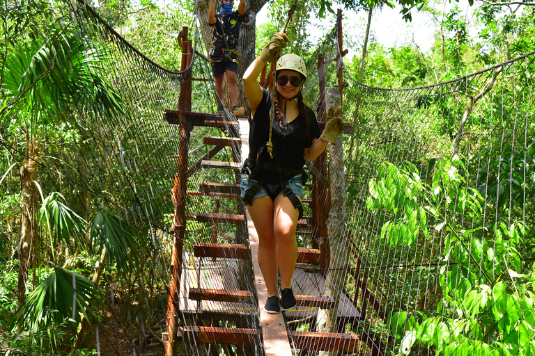 Cancun: Dynamic Highlights Tour with ATV, Cenote &amp; ZiplinesDOUBLE ATV FROM TULUM