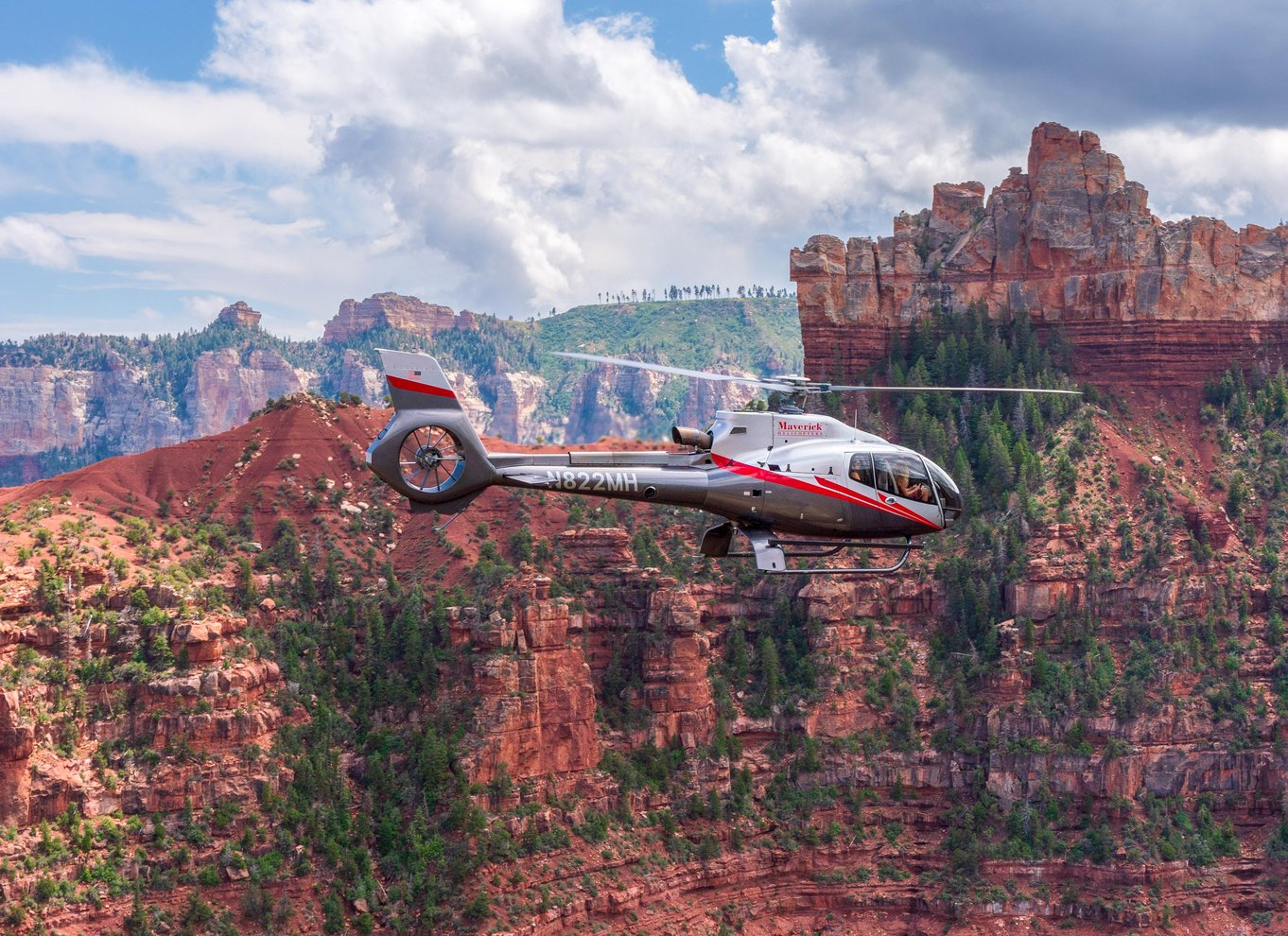 Grand Canyon National Park: Naturskøn helikoptertur til den sydlige kant