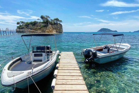 Agios Sostis harbour: Rent your own boat! Agios Sostis Harbour! Rent a boat and spot the turtle
