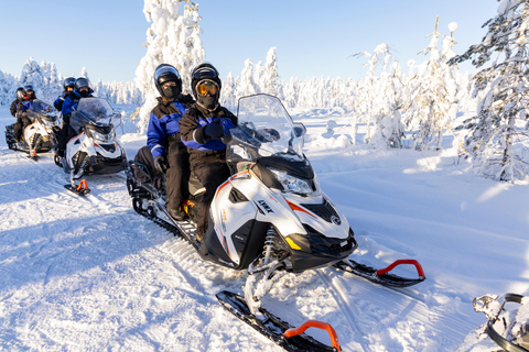 Saariselka: Snowmobile Safari on Tundra