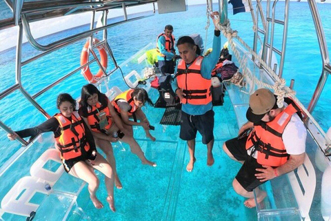 Cancun: Transparent Boat Tour with Soft Drinks