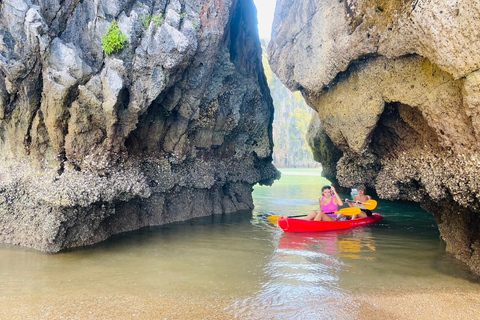 Ko Lanta: Mangrove kajakken, Ko Talabeng, & Schedeleiland