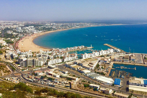 From Agadir: City tour with cable car and Coco Polizzi included