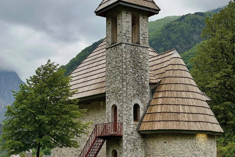 Theth Adventure: Bogë, Blue Eye & Grunas Waterfall Theth & Blue Eye day tour with shared transport