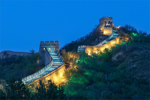 Pékin : Visite nocturne en bus de la Grande Muraille de Badaling-16:30-【Busda】Visite nocturne de Badaling avec billet