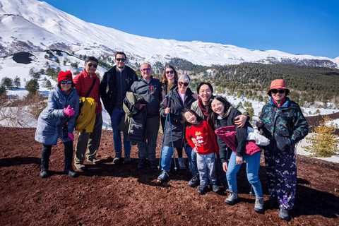 From Taormina: Mount Etna and Wine Full-Day Tour with Lunch Tour in English