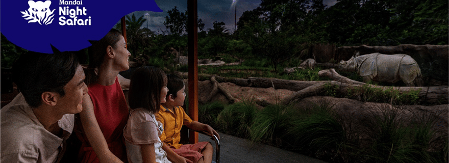 Singapour : Safari nocturne et billet de tramway
