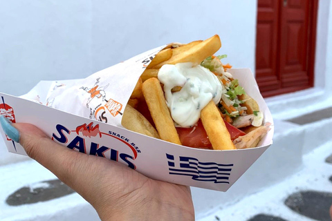 Mykonos: Caccia al tesoro e tour privato della città vecchia con soste gastronomiche