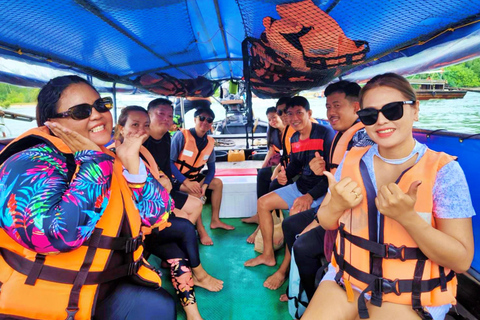 Krabi: Private 4 Islands Longtail Tour with Hotel Pick-up Private 4 Islands Sunset Tour with Dinner (Afternoon)