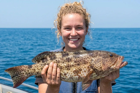 Jeddah: Private Deep Sea Fishing & Bayada Island Reef Swim