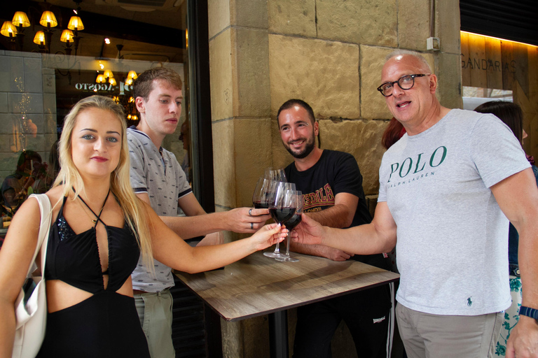San Sebastian: Food Tour of 12 Tastings of Locals Favorites San Sebastian Food Tour with Drinks Upgrade