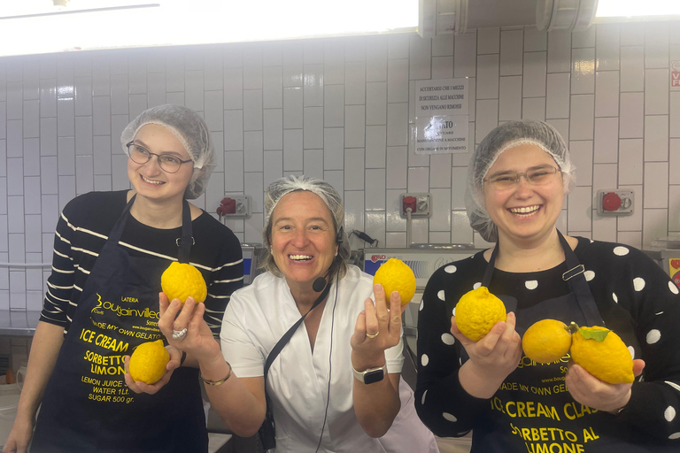 Sorrento : Gelato-Making Class with Tasting and Recipes