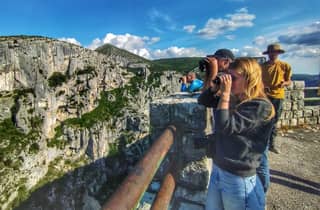 Verdon-Schlucht: Beobachtung von Geiern