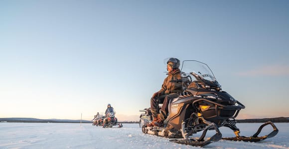 Kiruna: Small-Group Daytime Snowmobile Adventure in Lapland
