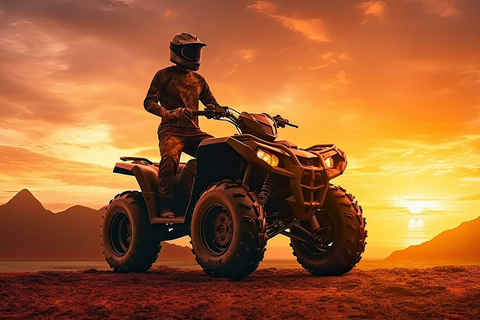 Agadir: Sunset Desert Quad Biking With Hotel Pickup