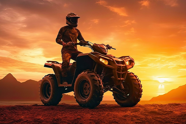 Agadir: Sunset Desert Quad Biking With Hotel Pickup