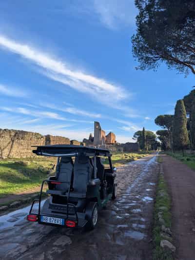 Rome : visite en voiturette de golf de la voie Appienne, des catacombes et des aqueducs