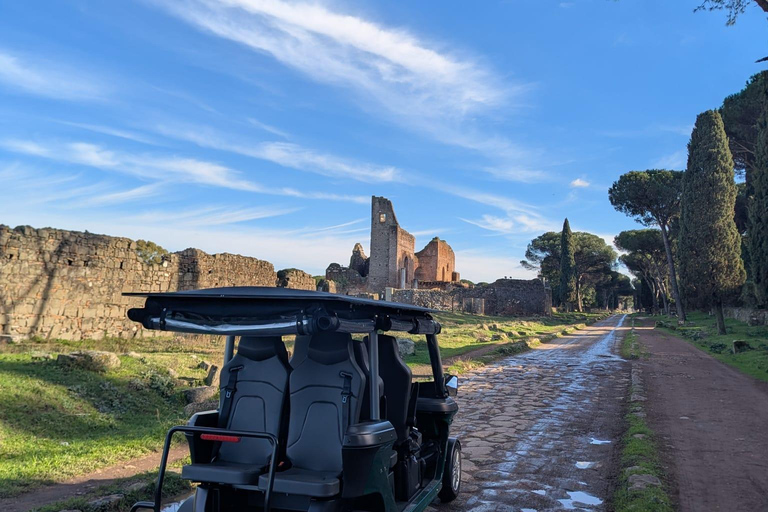Rome: Appian Way, Catacombs and Aqueducts Golf Cart Tour