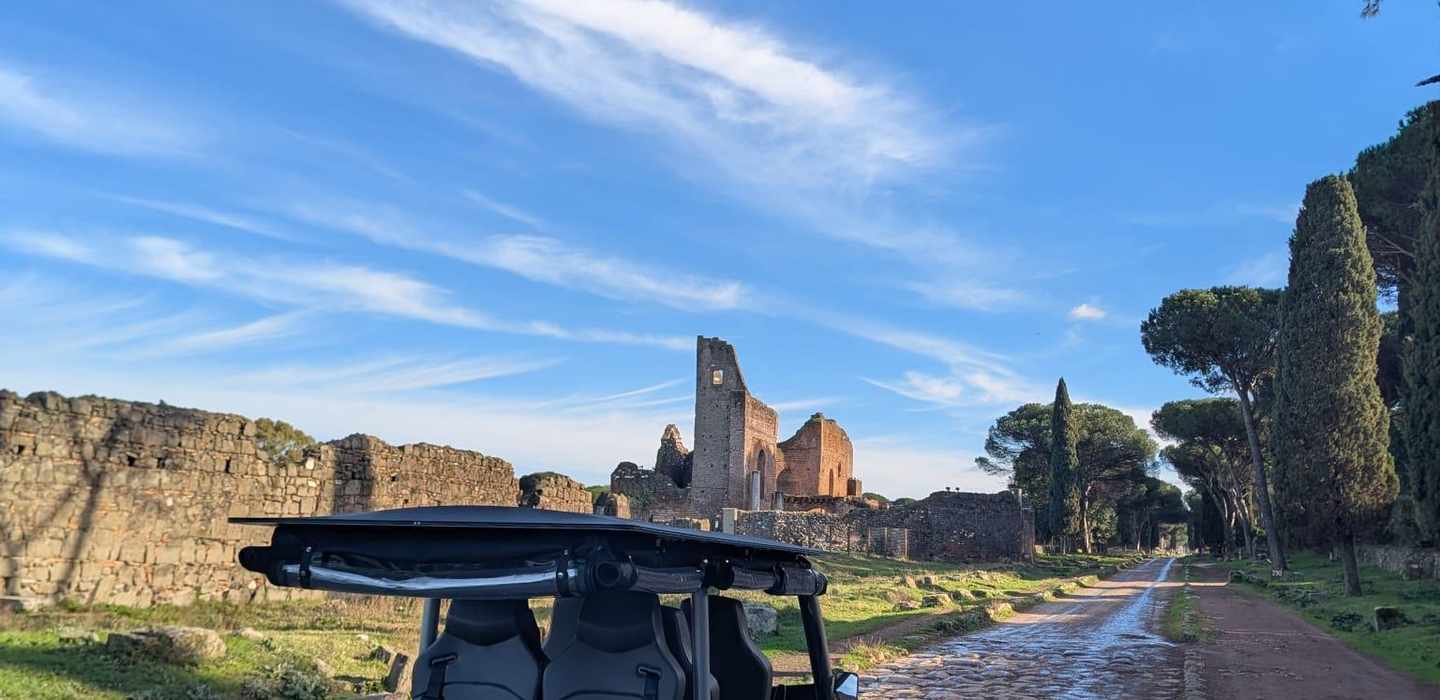 Rom: Golfcart-Tour zu Via Appia, Katakomben und Aquädukten