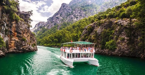 From Alanya: Green Canyon Tour