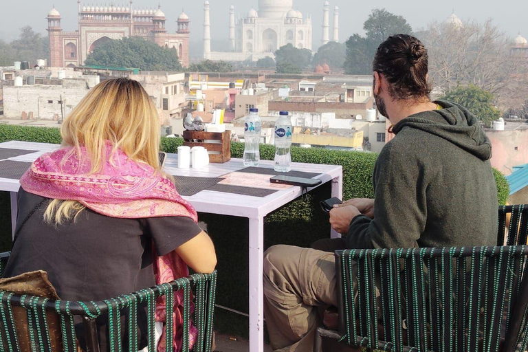 Beyond the Taj: Sunrise, Hidden Agra Walk & Rooftop B’fast Private Tour with Car, Driver, Tour Guide & Entry Tickets