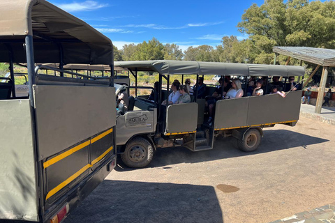 Safari al atardecer en la Reserva de Caza de Aquila con transporte privado