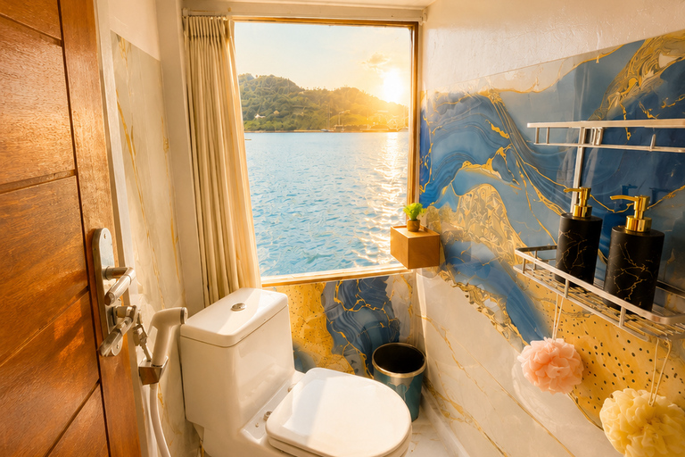 Labuan Bajo: 3-Day Komodo Sailing Ocean View Cabin All Fees Standard Boat | Sharing Room Ocean View | Tiket not Included