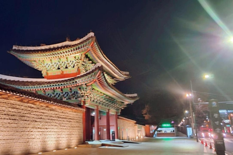 Seoul: Hidden Gems of Evening Tour & Gwangjang Market Pick up at Hongik Uni station exit No.3