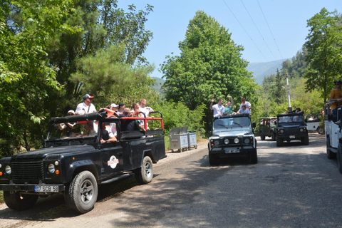 Alanya: Safári de jipe, Dim Stream e Dim Cave com almoçoAlanya: Jepp Safari + Taxa de entrada na caverna Dim Tour incluído