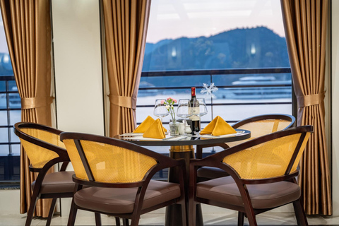 Ha Long Bay: Luxury Overnight Cruise 2D1N or 3D2N Ha Long Bay 3D2N & Shared Car Transfer