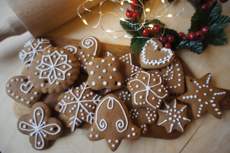 Clase de horneado y decoración de galletas de jengibre