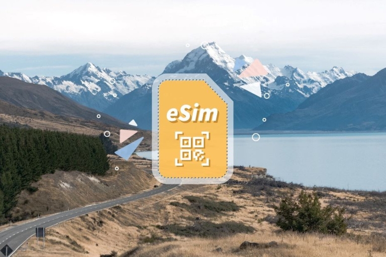 Nouvelle-Zélande : Plan de données mobiles eSIM avec couverture de l'Australie5GB/7 jours pour l'Australie et la Nouvelle-Zélande