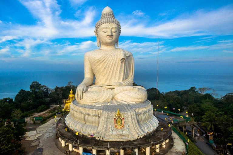 Phuket: zwiedzanie miasta z Wielkim Buddą, Wat Chalong i przejażdżką ATV 30 minwycieczka po mieście Phuket: transfer/ATV quad 30min/BIG BUDDAH Wat chalong