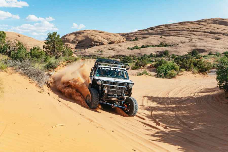 Moab: Hells Revenge Trail Off-Roading Abenteuer. Foto: GetYourGuide