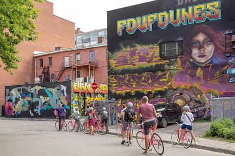 Non Touristy Montreal Pink Bike TourBeyond the Bike Lanes