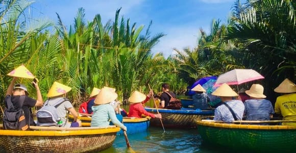 Hoi An: Coconut Forest, Marble Mountains & Boat Tour