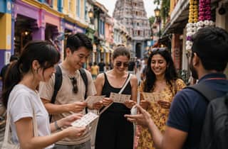 Singapur: Erkunde Little India, genieße eine Lebensmittelverkostung und finde neue Freunde