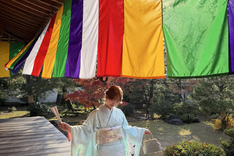Kyoto: Luxury Kimono Photoshoot With ProfessionalPhotography