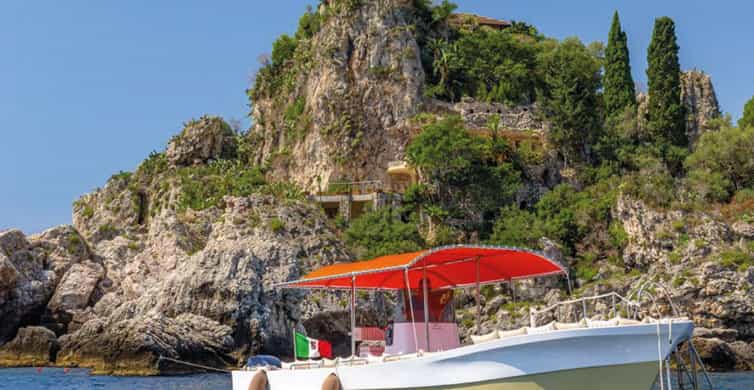 Naxos: Isola Bella, Blue Grotto, & Mazzarò Bay Boat Tour