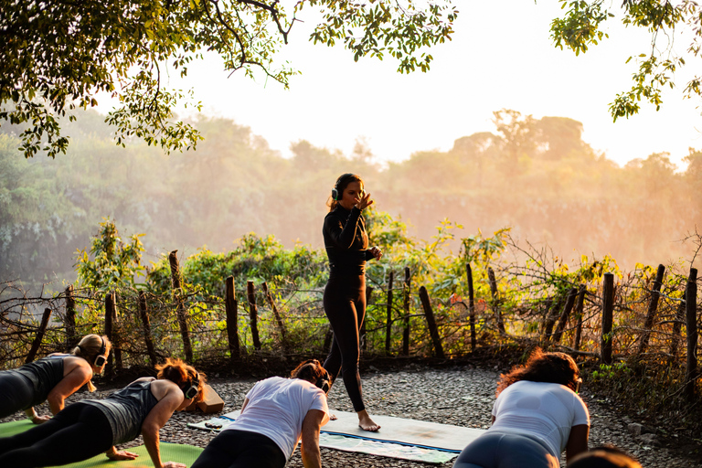 Victoria Falls: Sunrise Yoga Session with Breakfast Private Tour
