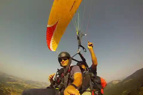 Tandem Paragliding Flight