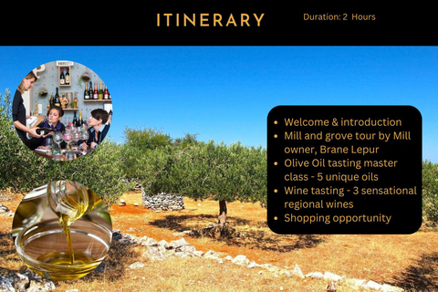 Olive Park Self Drive - Öl-, Wein- und LebensmittelverkostungOlivenmühlentour, Öl, Wein &amp; Essen erleben - Selbstfahrer