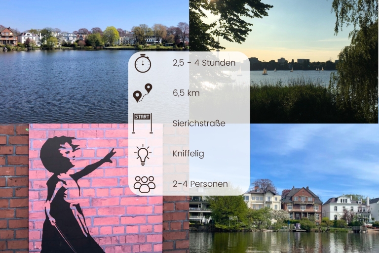 Fairy Flight scavenger hunt with the smartphone in Hamburg