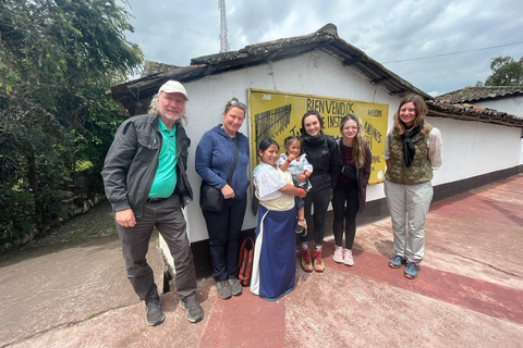 Otavalo market Peguche waterfall and Cayambe