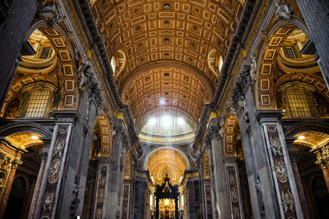 Vatican City: St. Peter's Basilica Tour with Dome Climb Underground ST Peter Basilica Guided Tour With Dome Climb